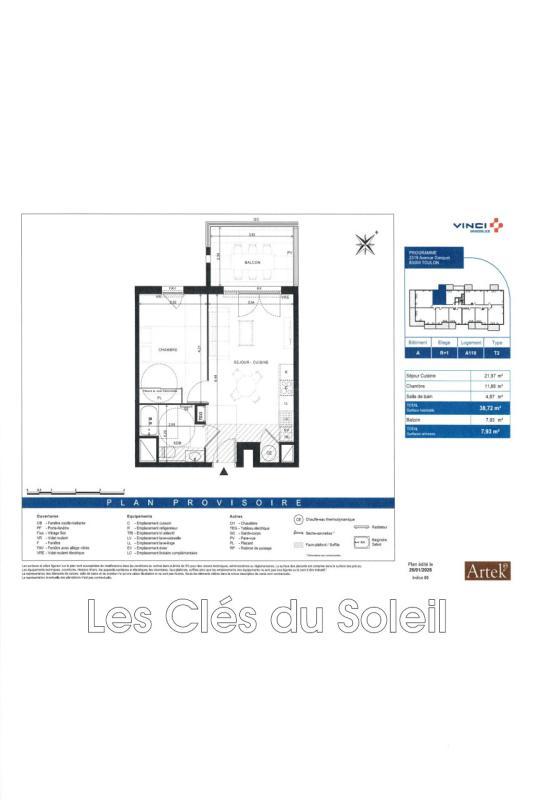 Appartement - 39 m² - 2 pièces