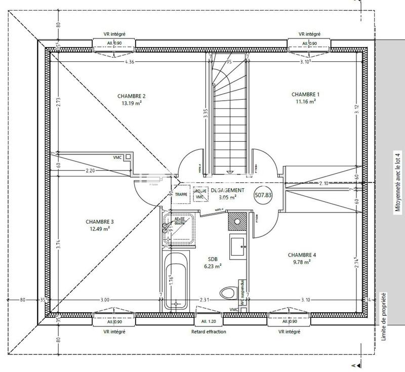 Maison - 98 m² - 5 pièces