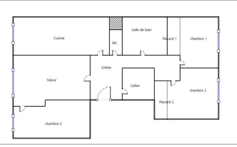 Appartement - 80 m² - 4 pièces