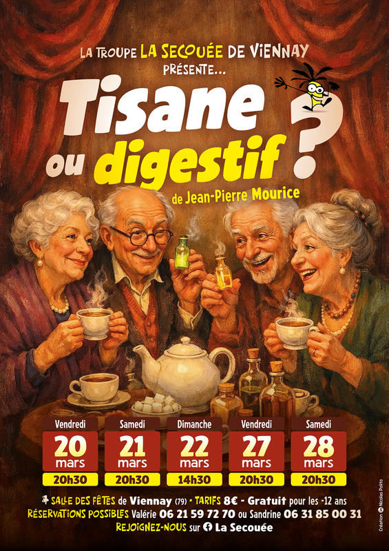 Théâtre  : "Tisane ou digestif ?"