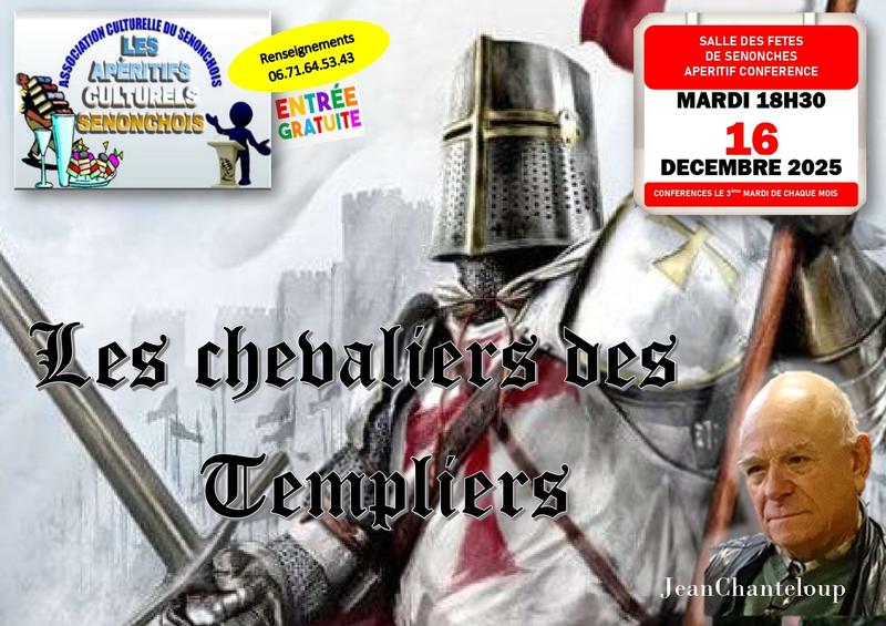 Apéritif-conférence les chevaliers des templiers