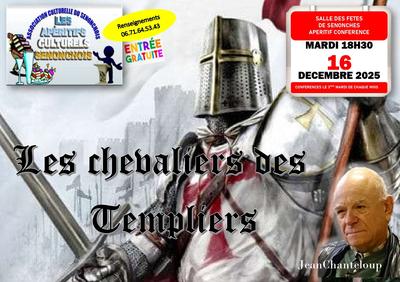 Apéritif-conférence les chevaliers des templiers