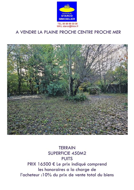 Terrain - 450 m²