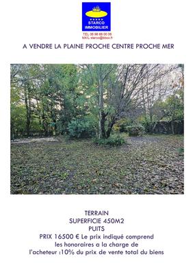 Terrain - 450 m²