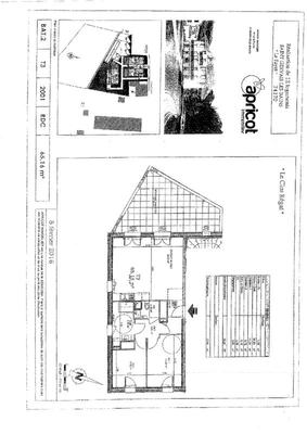 Appartement - 65 m² - 3 pièces