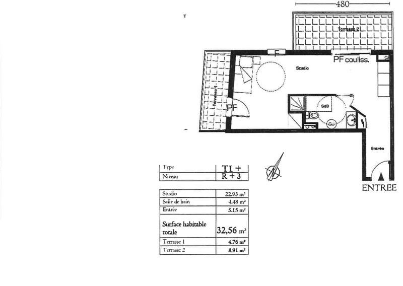 Appartement - 31 m² - 1 pièce