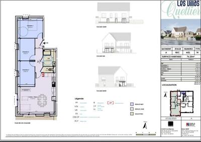 Appartement - 76 m² - 4 pièces