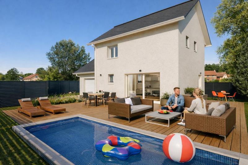 Maison - 98 m² - 4 pièces