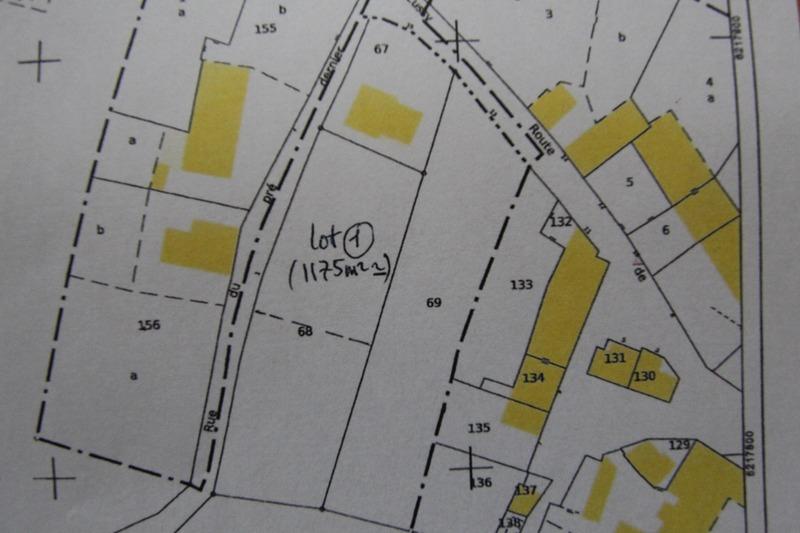 Terrain constructible - 1 174 m²