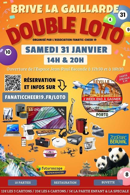 Double loto de Fanatic-Cheer 19 (Espace Jean-Paul Escande)