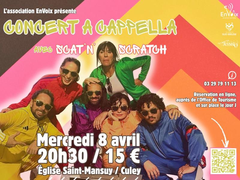 Concert a cappella avec Scat'n'scratch