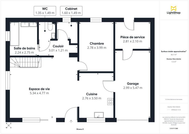 Maison - 96 m² - 4 pièces