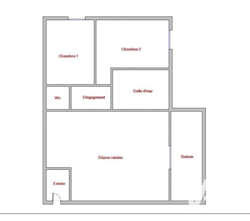 Appartement - 65 m² - 3 pièces