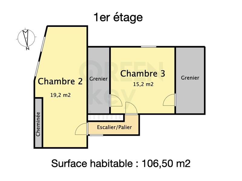 Maison - 107 m² - 5 pièces