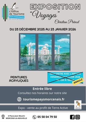 Exposition peintures "Voyages"