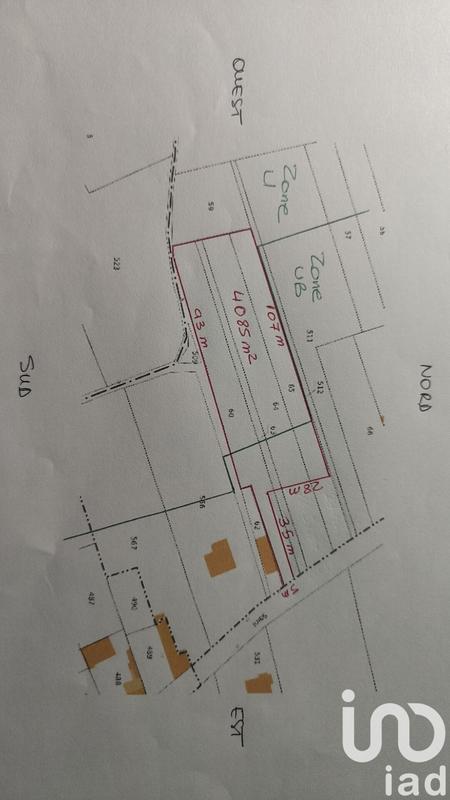 Terrain - 865 m²