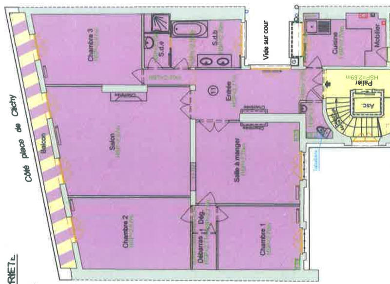 Appartement - 107 m² - 5 pièces