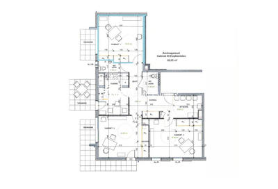 Bureau - 18 m² - 4 pièces