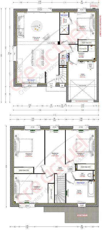 Maison - 109 m² - 6 pièces
