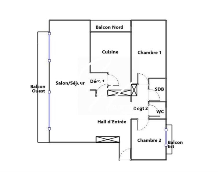 Appartement - 116 m² - 4 pièces