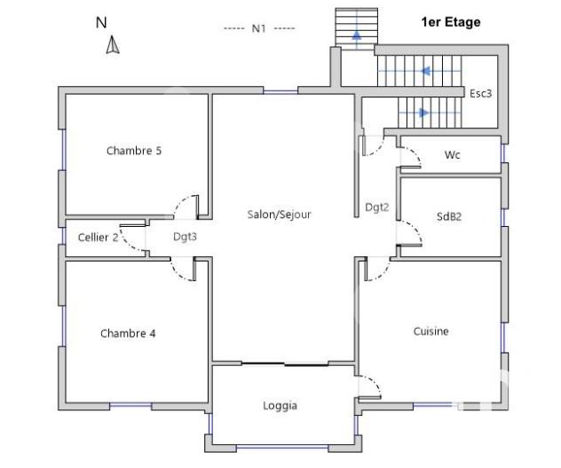 Maison - 198 m² - 7 pièces