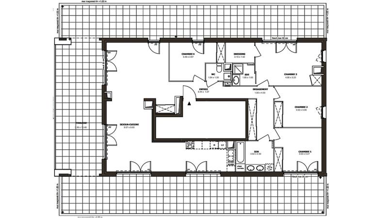 Appartement - 129 m² - 5 pièces