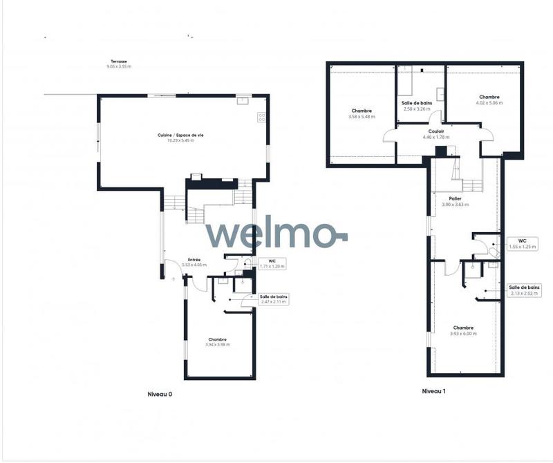 Maison d'architecte - 210 m² - 6 pièces