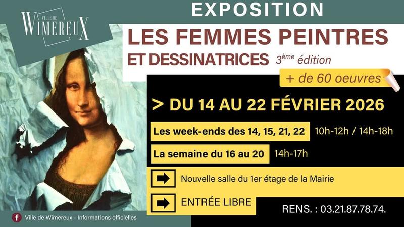 Exposition les femmes peintres et dessinatrices 3ème édition