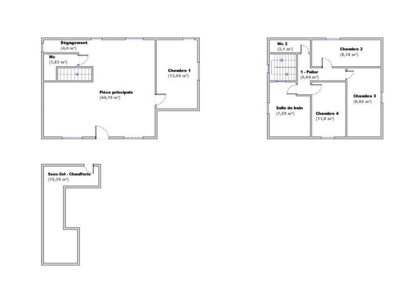 Pavillon - 140 m² - 5 pièces