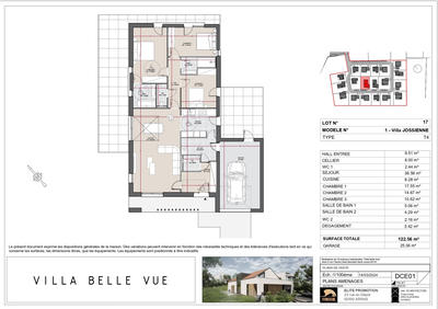 Villa - 122 m² - 5 pièces