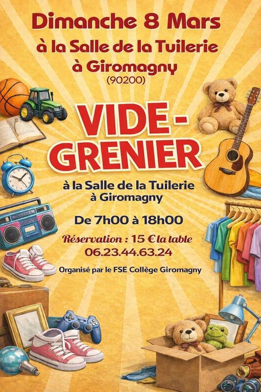 Vide grenier du fse du collège