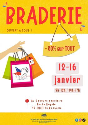 Braderie du Secours populaire la Rochelle