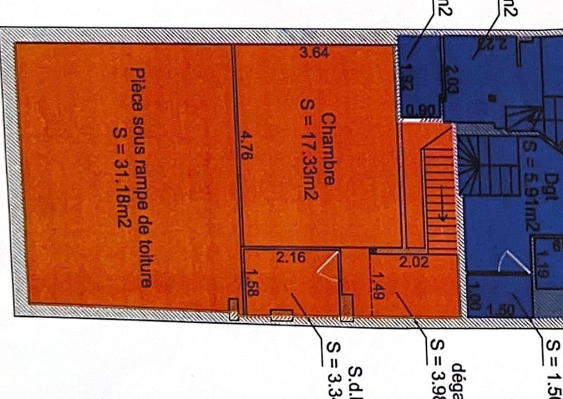 Appartement - 81 m² - 2 pièces