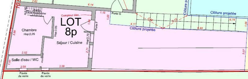 Appartement - 27 m² - 2 pièces