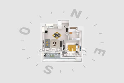 Appartement - 44 m² - 2 pièces