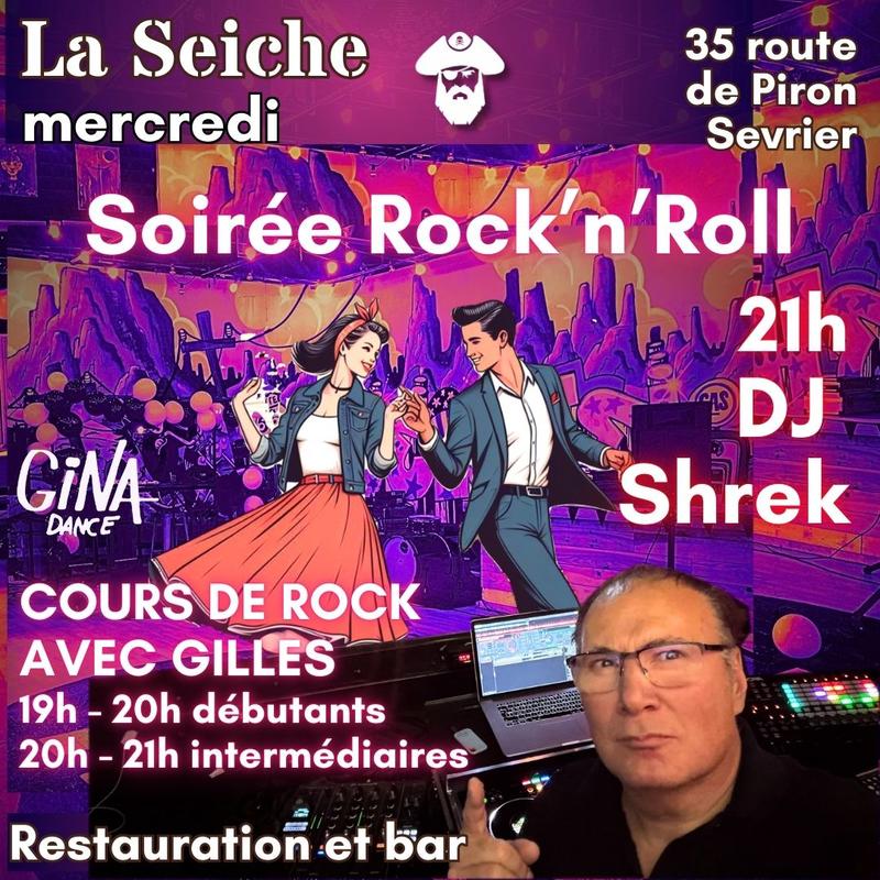 🕺🎧 Soirée Rock'n'Roll, cours avec Gilles, soirée avec Dj Shrek