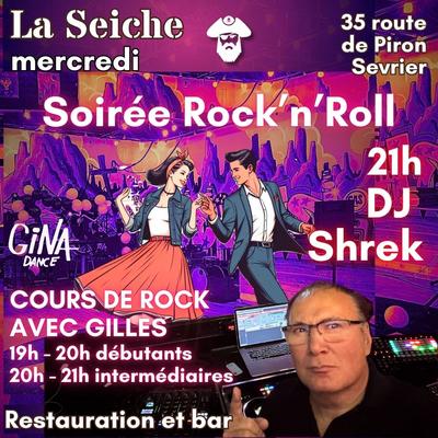 🕺🎧 Soirée Rock'n'Roll, cours avec Gilles, soirée avec Dj Shrek