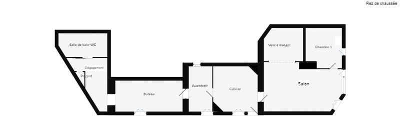 Maison de ville - 125 m² - 5 pièces