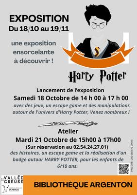 Exposition &quot;Dans l'univers d'Harry Potter&quot;.