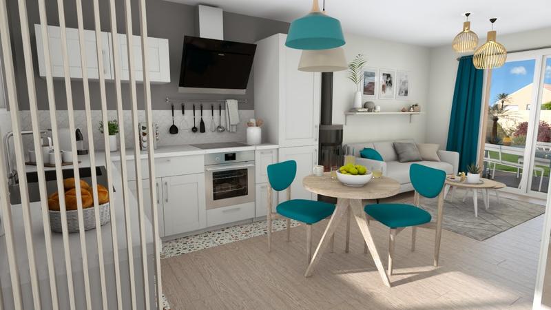 Maison - 51 m² - 2 pièces