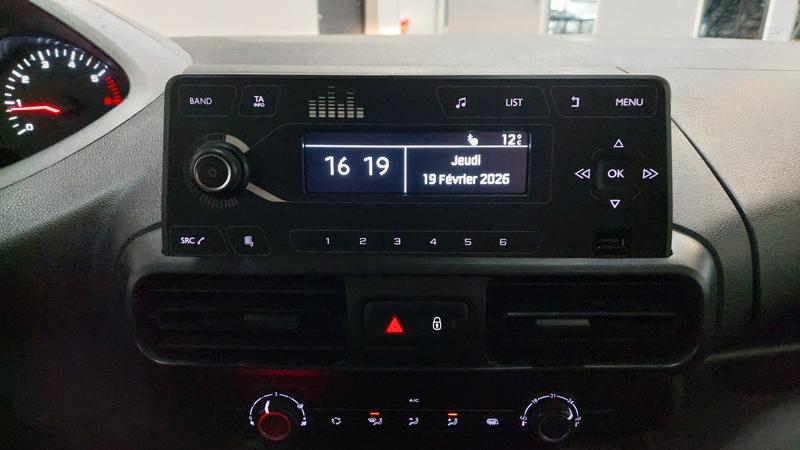 Peugeot Partner Fourgon Standard 1000 Kg Bluehdi 100 Ss Bvm5 Premiu