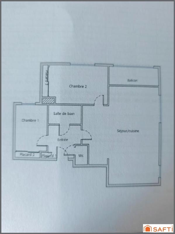 Appartement - 66 m² - 3 pièces