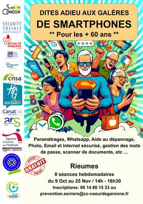 Dites Adieu aux Galères de Smartphones ** Pour les + 60 Ans **