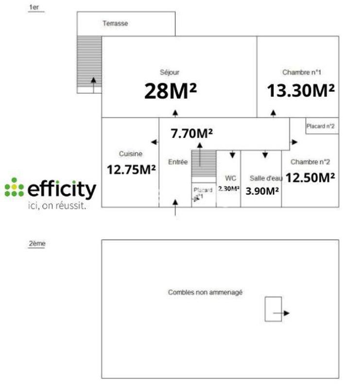 Maison ancienne - 80 m² - 4 pièces