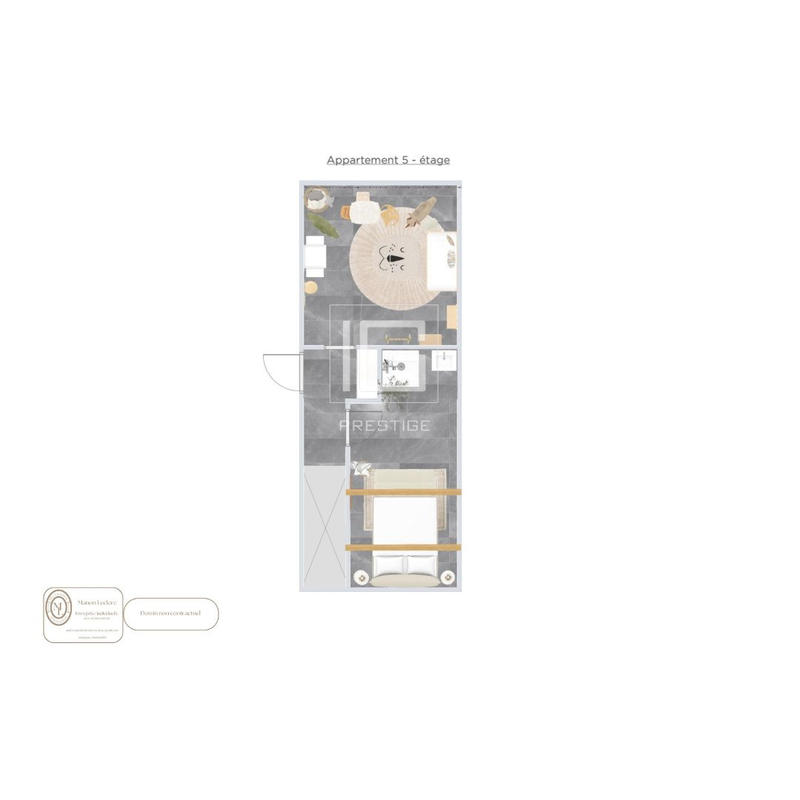 Appartement - 55 m² - 3 pièces