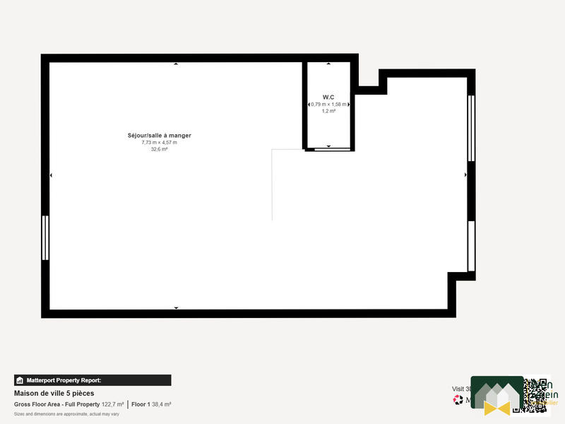 Maison ancienne - 102 m² - 5 pièces