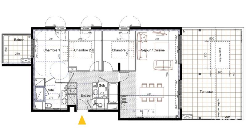 Appartement - 79 m² - 4 pièces
