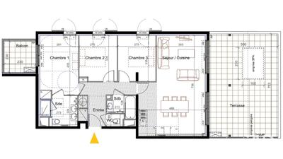 Appartement - 79 m² - 4 pièces