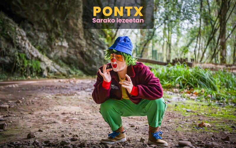 Visite spéciale avec le clown Pontx