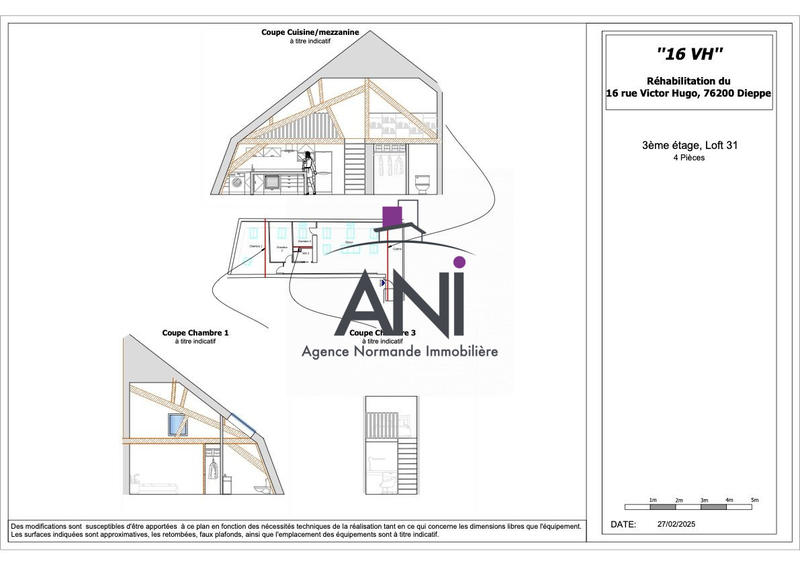 Appartement - 101 m² - 4 pièces